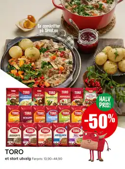 Eurospar Toro et stort utvalg tilbud