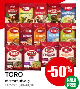 Eurospar Toro et stort utvalg tilbud