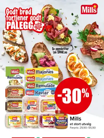 Mills et stort utvalg