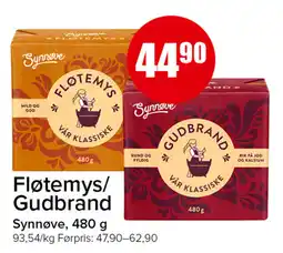 Eurospar Synnøve Fløtemys/Gudbrand tilbud
