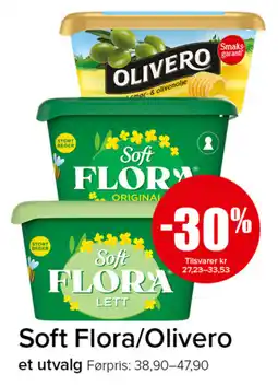 Eurospar Soft Flora/Olivero tilbud