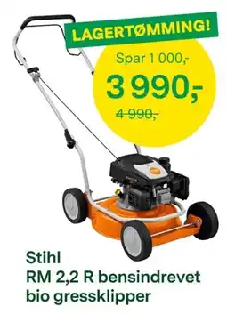 Felleskjøpet Stihl RM 2,2 R bensindrevet bio gressklipper tilbud
