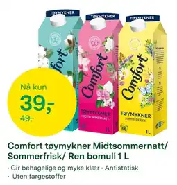 Felleskjøpet Comfort tøymykner Midtsommernatt/Sommerfrisk/Ren bomull tilbud