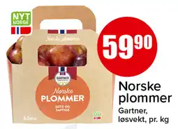 Eurospar Gartner plommer tilbud