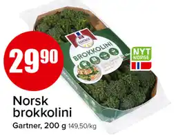 Eurospar Gartner brokkolini tilbud