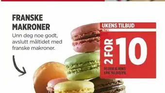 Franske makroner