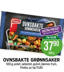 Kiwi OVNSBAKTE GRØNNSAKER tilbud