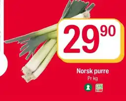 Coop Extra Norsk purre tilbud