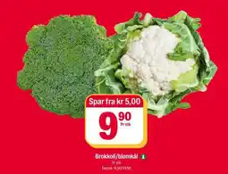 Coop Extra BROKKOLI/BLOMKÅL tilbud