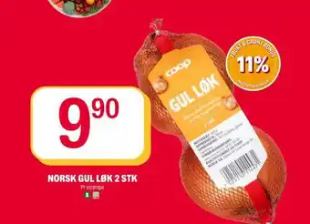 Coop Extra NORSK GUL LØK 2 STK tilbud