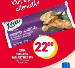 Coop Extra XTRA HVITLØKS-BAGUETTER 2 STK tilbud
