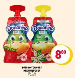Coop Extra DANINO YOGHURT KLEMMEPOSER tilbud