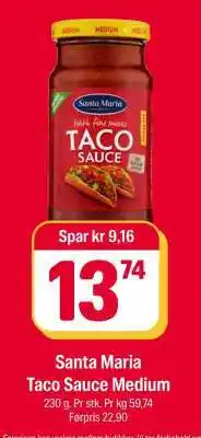 Coop Extra Santa Maria Taco Sauce Medium tilbud