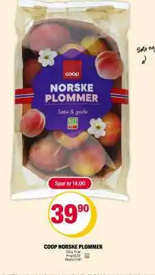 Coop Extra COOP NORSKE PLOMMER tilbud