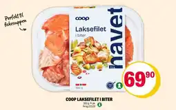 Coop Extra COOP LAKSEFILET I BITER tilbud
