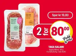 Coop Extra TAGA SALAMI tilbud