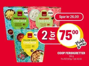 Coop Extra COOP FERDIGRETTER tilbud