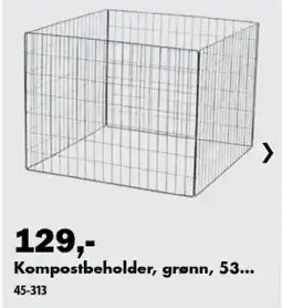 Biltema Kompostbeholder, grønn tilbud