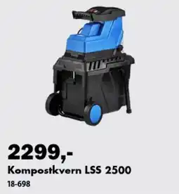 Biltema Kompostkvern LSS 2500 tilbud
