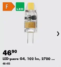 Biltema LED-pære G4 tilbud