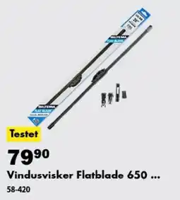 Biltema Biltexa Vindusvisker Flatblade 650 tilbud