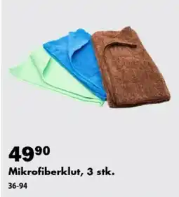 Biltema Mikrofiberklut tilbud