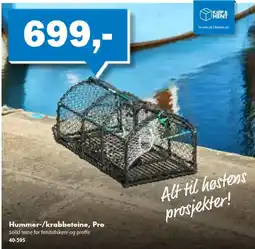 Biltema Pro hummer-/krabbeteine tilbud