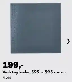 Biltema Verktøy tavle tilbud