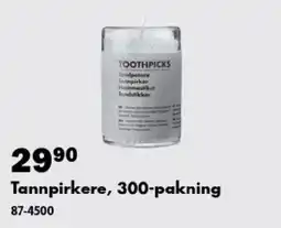 Biltema Tannpirkere tilbud