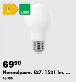 Biltema Normalpære, E27 tilbud