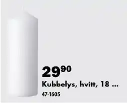 Biltema Kubbelys, hvitt tilbud