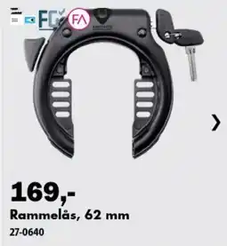 Biltema Rammelås, 62 mm tilbud