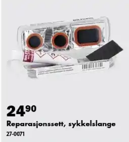 Biltema Reparasjonssett, sykkelslange tilbud