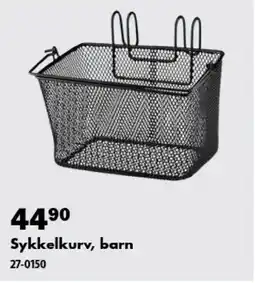 Biltema Sykkelkurv, barn tilbud