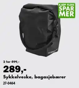 Biltema Yoben sykkelveske, bagasjebærer tilbud