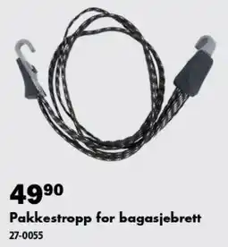 Biltema Pakkestropp for bagasjebrett tilbud