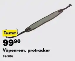 Biltema Våpenrem, protracker tilbud