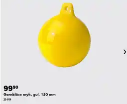 Biltema Garnblåse myk, gul tilbud