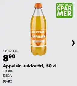 Biltema Biltema appelsin sukkerfri tilbud