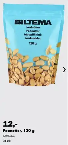 Biltema Biltema Peanøtter tilbud