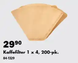 Biltema Kaffefilter tilbud