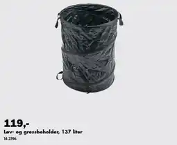 Biltema Løv- og gressbeholder tilbud
