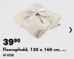 Biltema Fleecepledd tilbud