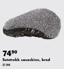 Biltema Setetrekk saueskinn, bred tilbud