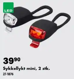 Biltema Sykkellykt mini tilbud
