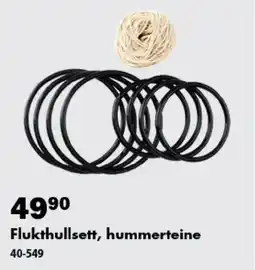 Biltema Flukthullsett, hummerteine tilbud