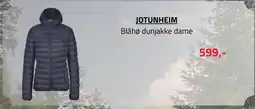 Sport 1 Jotunheim blåhø dunjakke dame tilbud