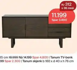 Møbelringen Tanum skjenk tilbud