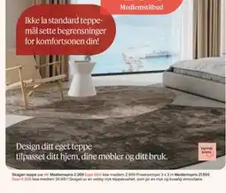Møbelringen Skagen teppe, Medlemspris tilbud