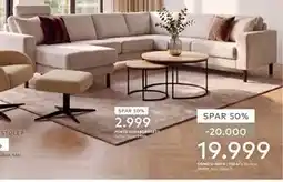 Skeidar COMO U-SOFA tilbud